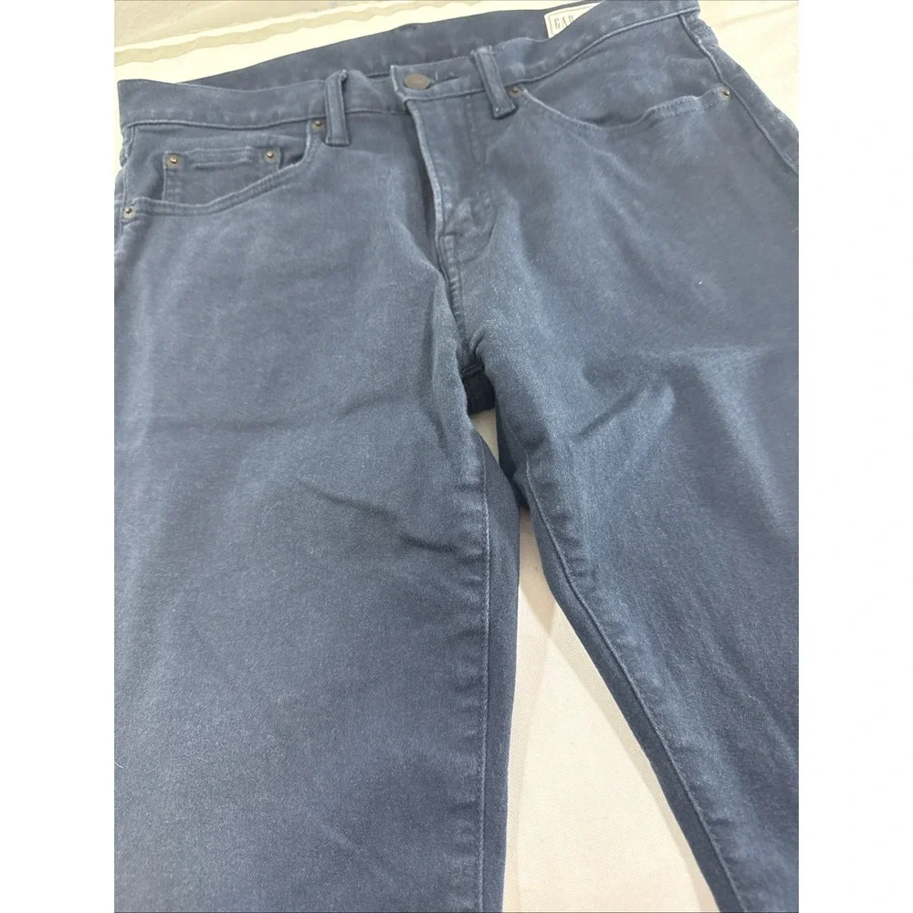 Gap Slim City Jeans Mens 30x30 Blue Gapflex Stretch Minimalist Normcore
